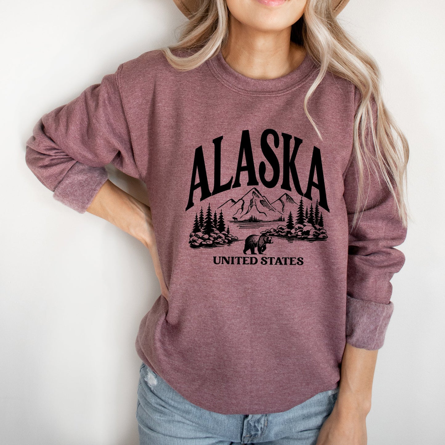 Alaska Forest Scene | Sweatshirt