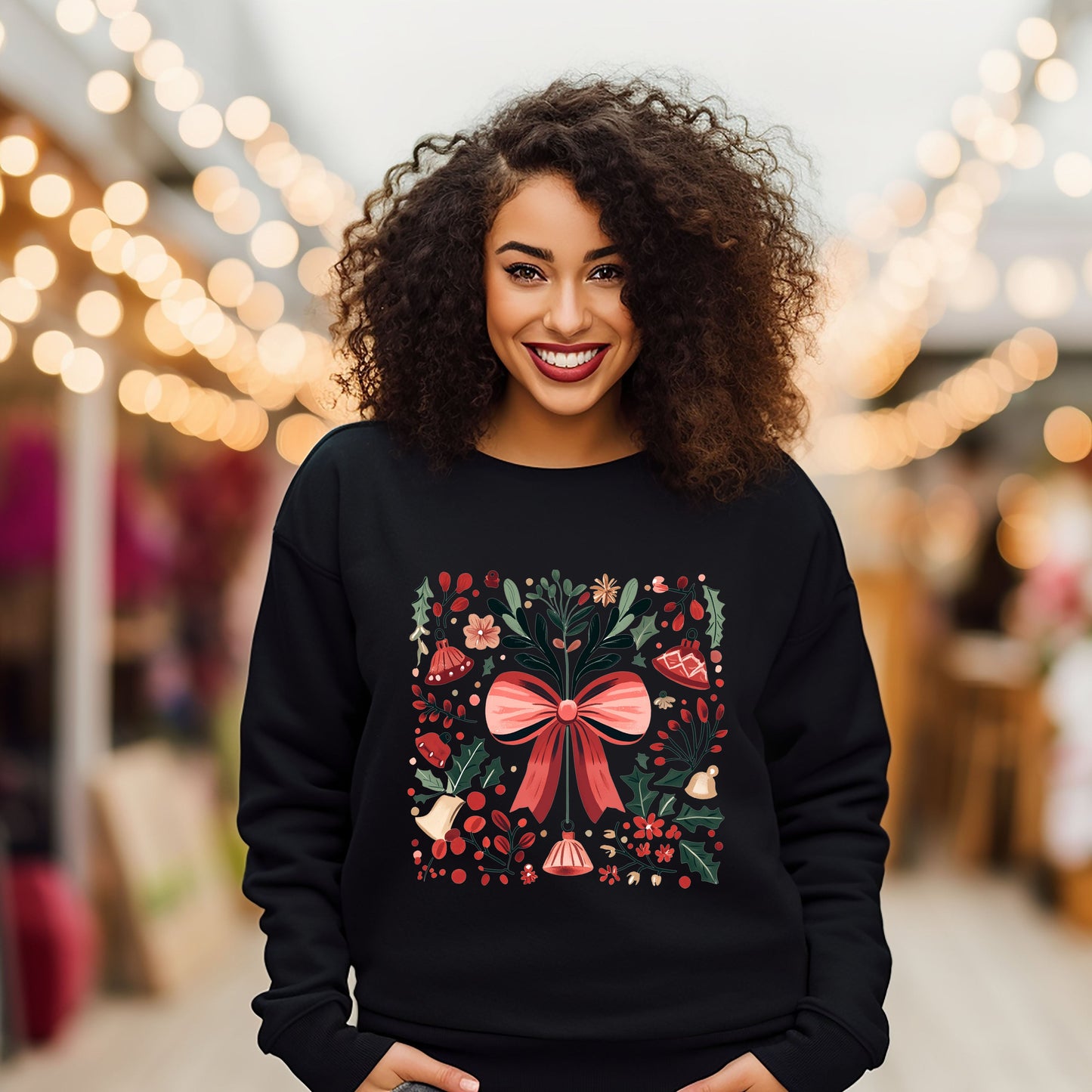 Coquette Holly Collage | Sweatshirt
