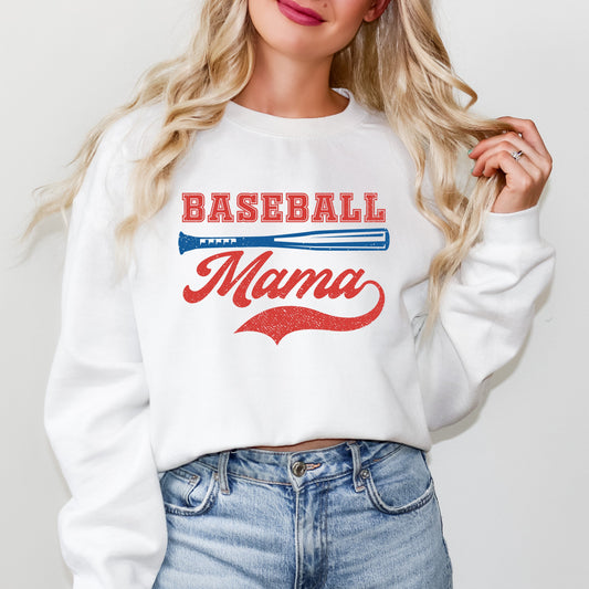 Baseball Mama Grunge | Sweatshirt
