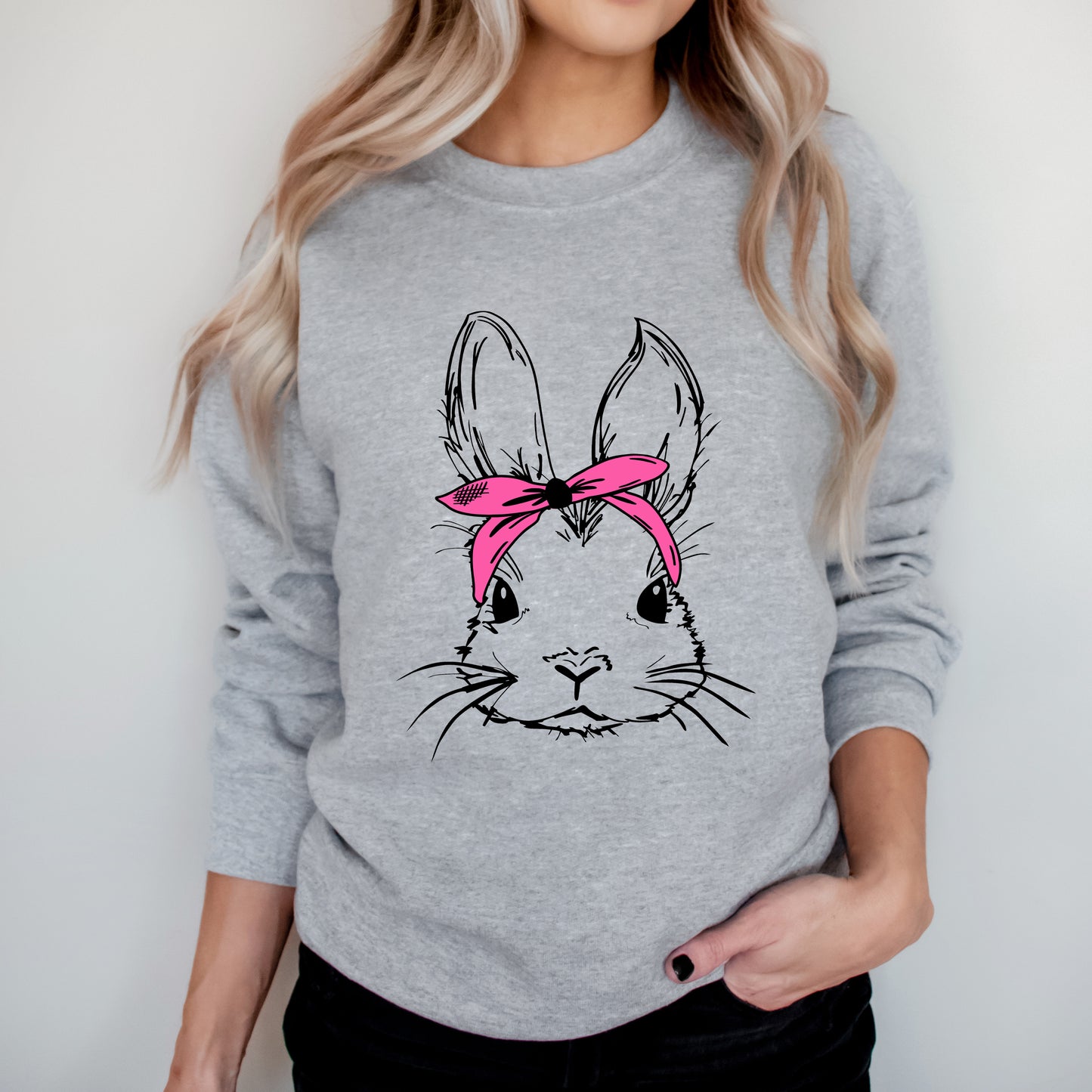 Bunny With Bandana | Sweatshirt