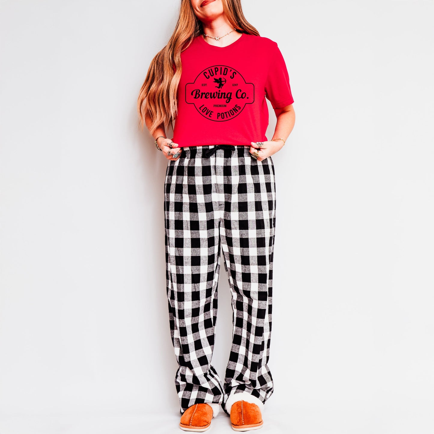 Cupid's Brewing Co. | Plaid Pajama Set
