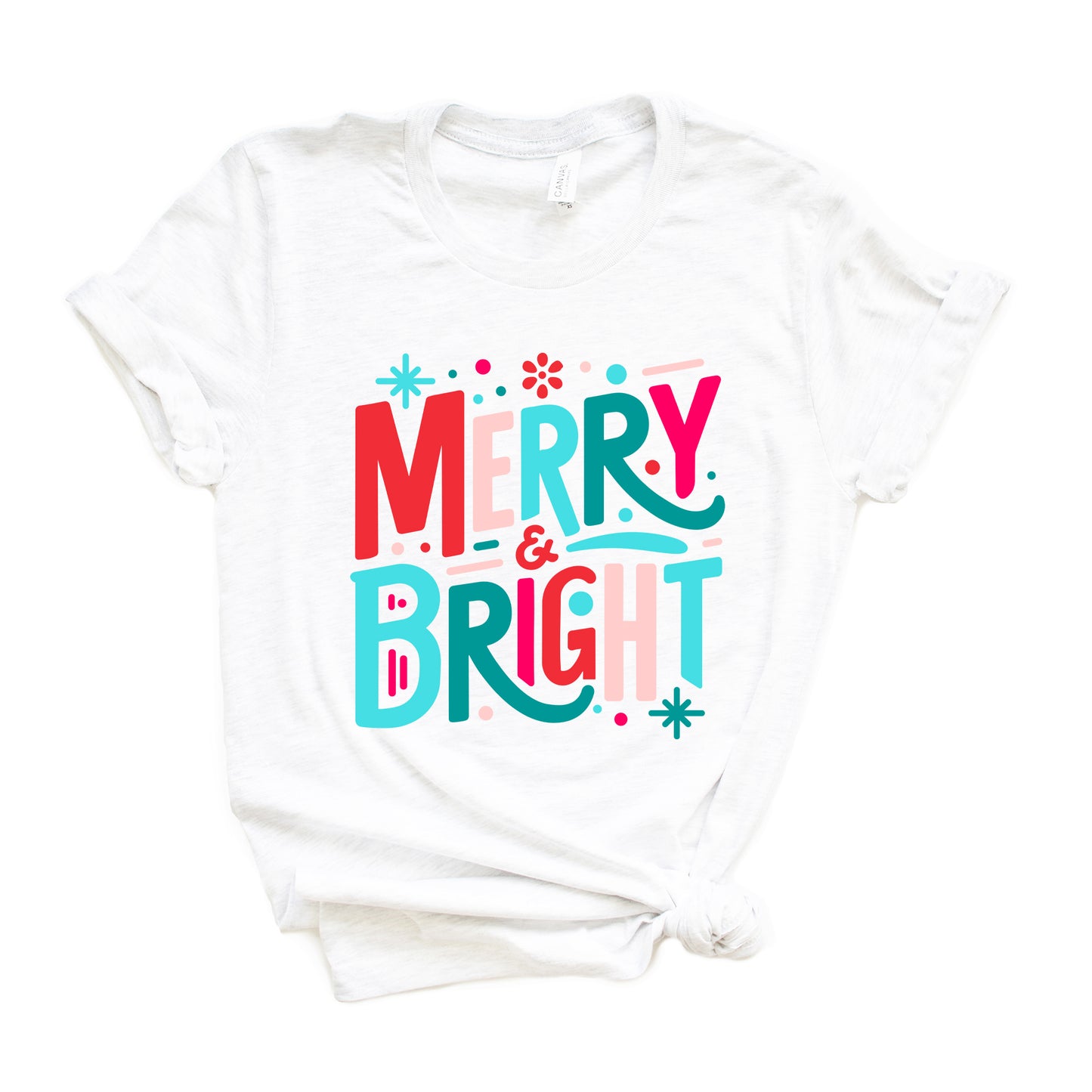 Merry And Bright Abstract | Short Sleeve Graphic Tee
