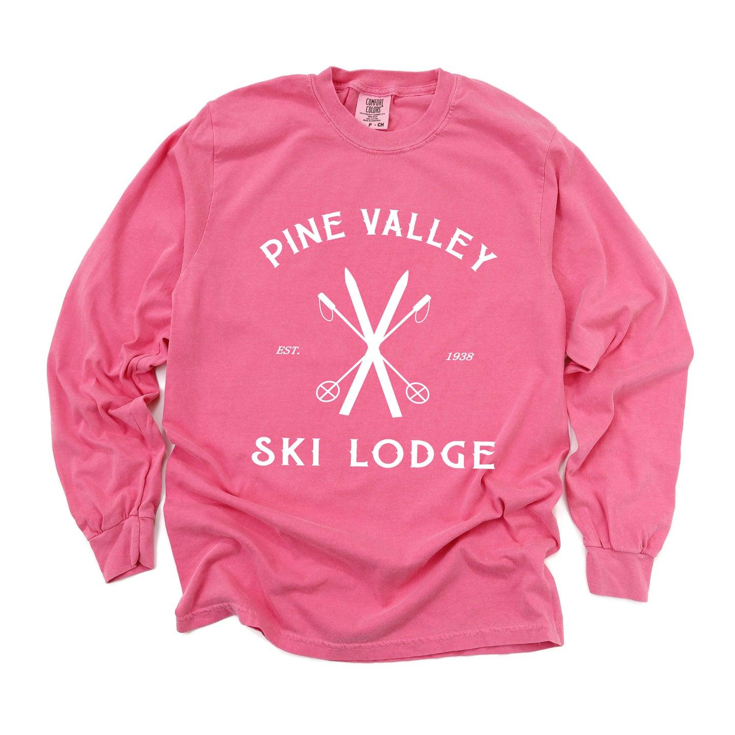 Pine Valley Ski Lodge | Garment Dyed Long Sleeve