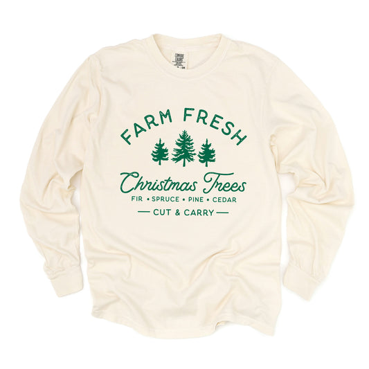 Farm Fresh Christmas Trees | Garment Dyed Long Sleeve