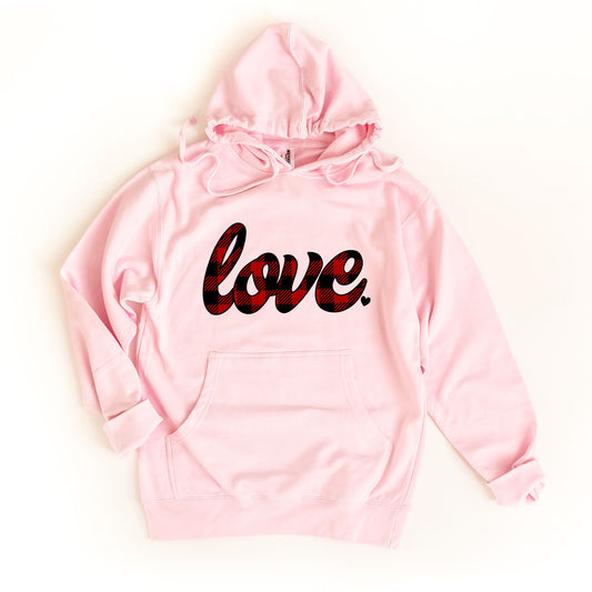 Buffalo Plaid Love | Hoodie