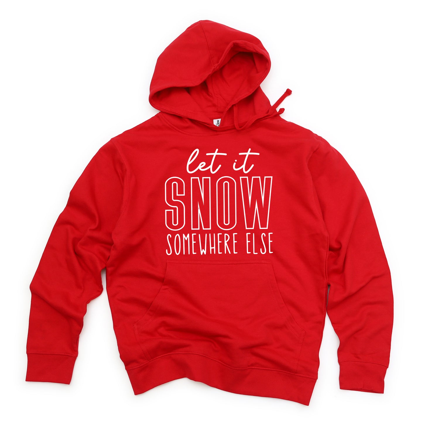 Let It Snow Somewhere Block | Hoodie