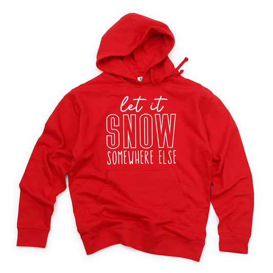 Let It Snow Somewhere Block | Hoodie