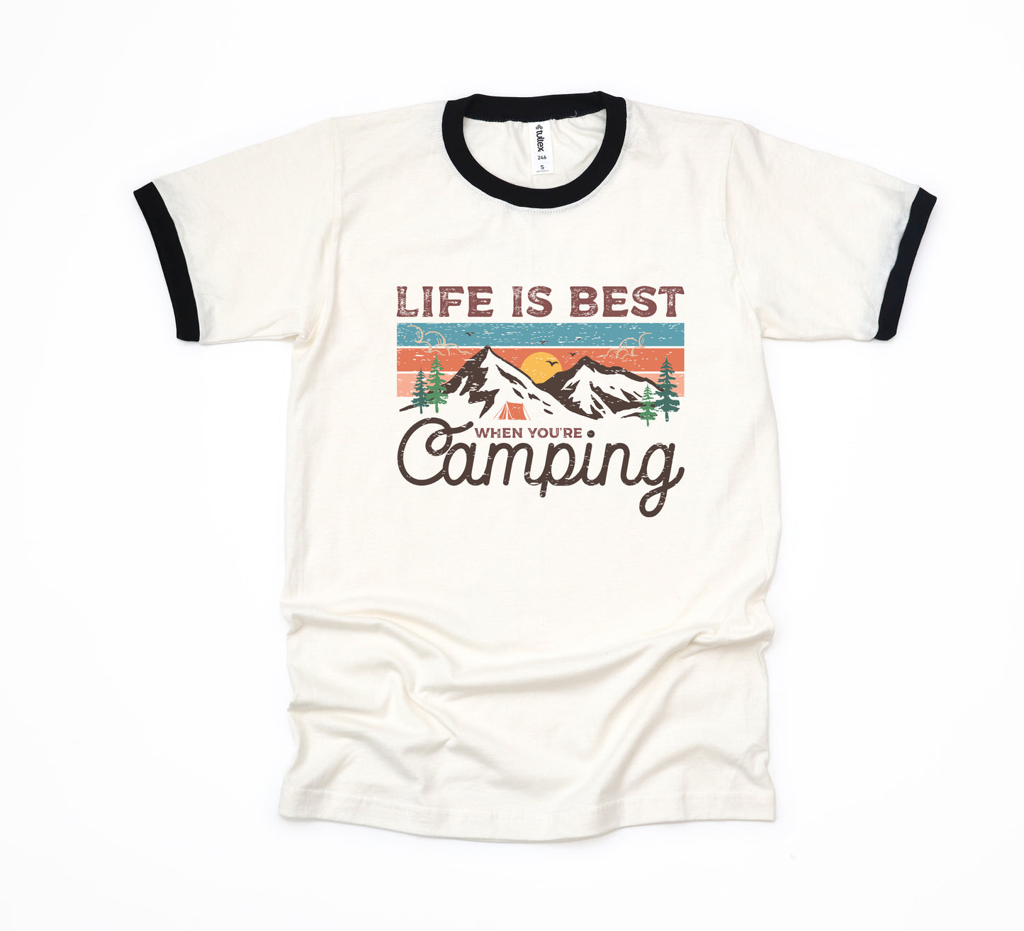 Life Is Best When You're Camping  | Ringer Tee