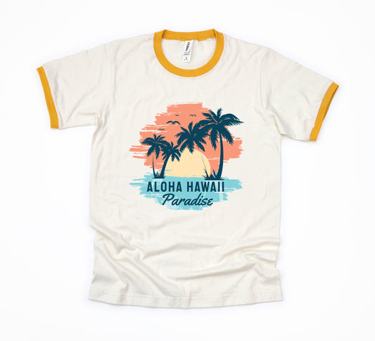 Aloha Hawaii  | Ringer Tee
