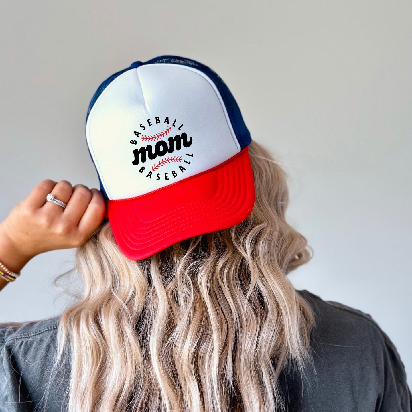 Baseball Mom Baseball | Foam Trucker Hat