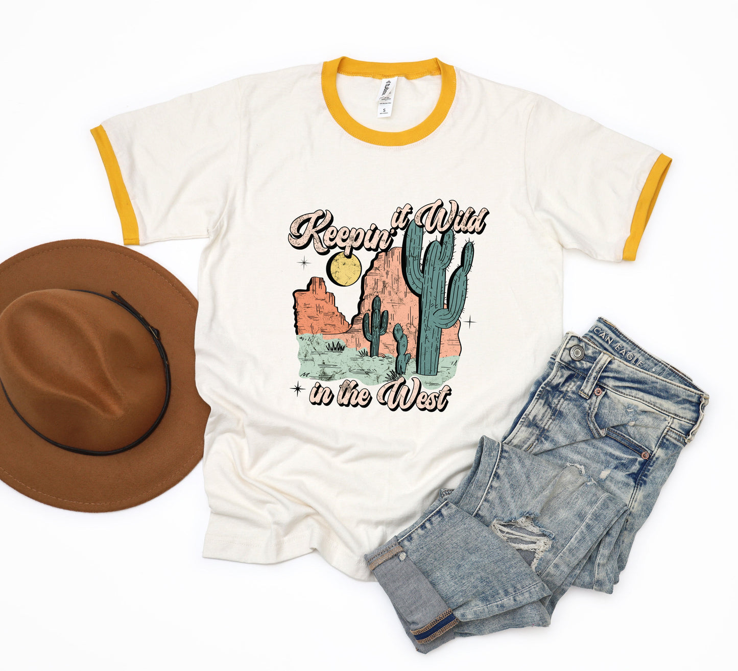 Keepin' It Wild Colorful | Ringer Tee