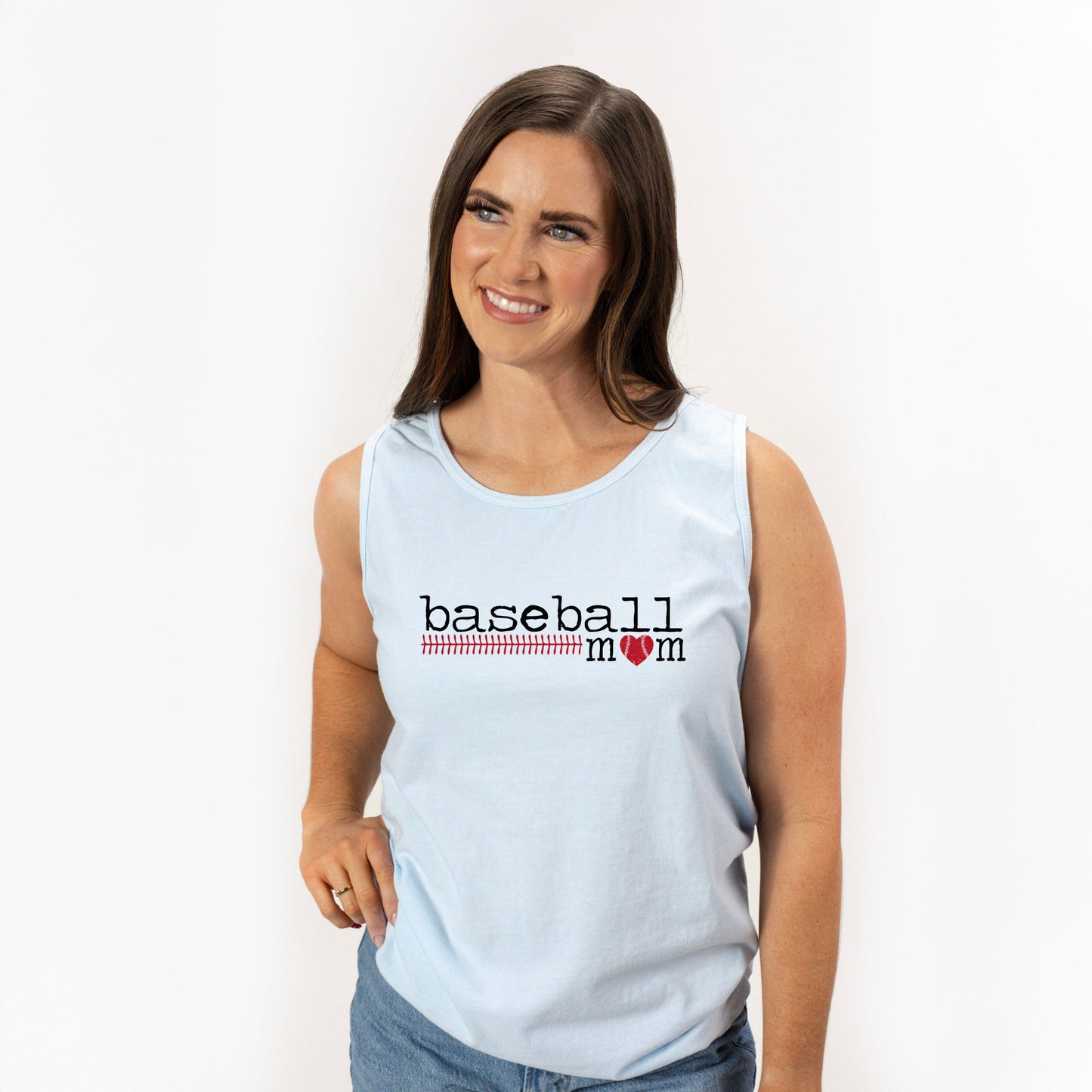 Baseball Mom Colorful | Garment Dyed Tank