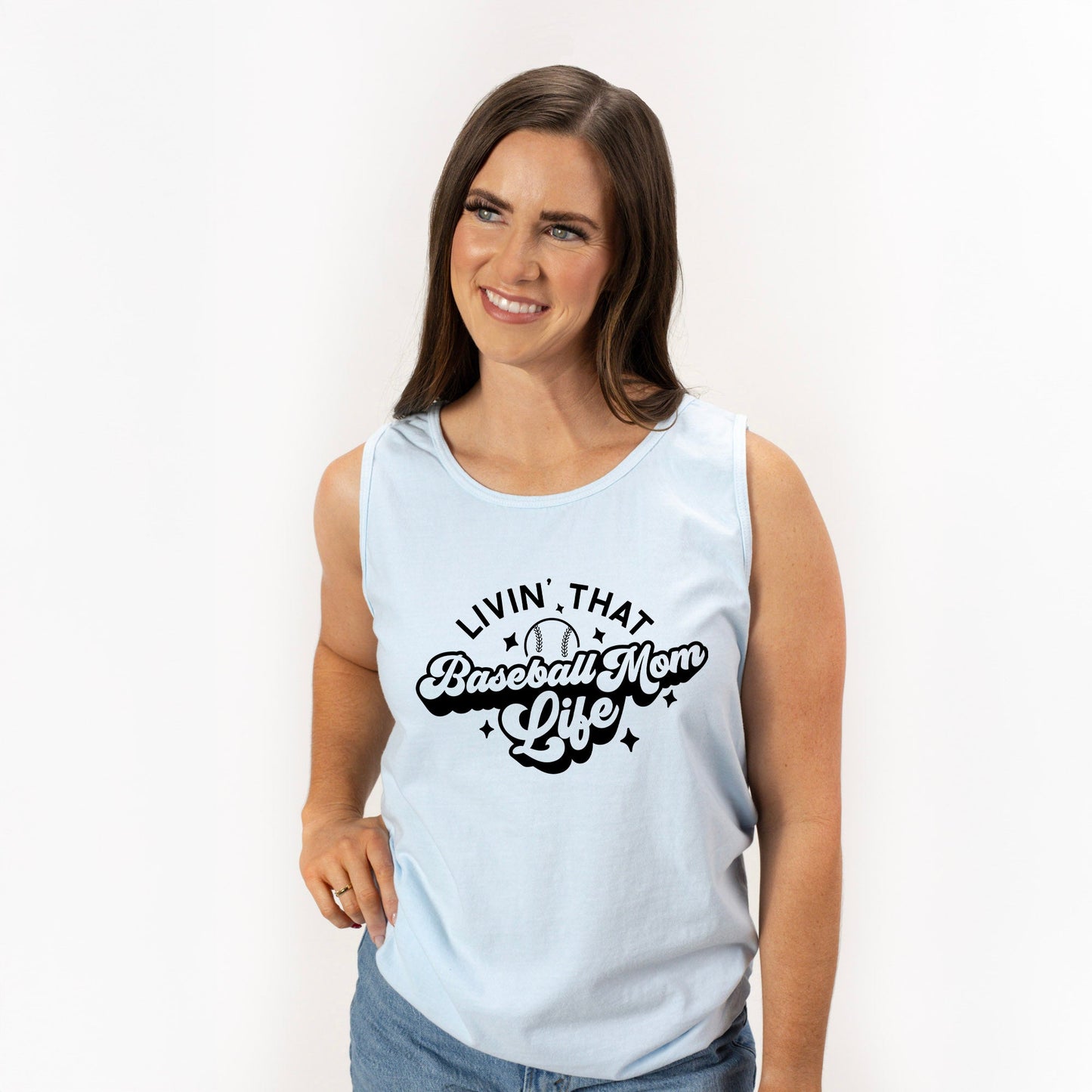 Baseball Mom Life | Garment Dyed Tank