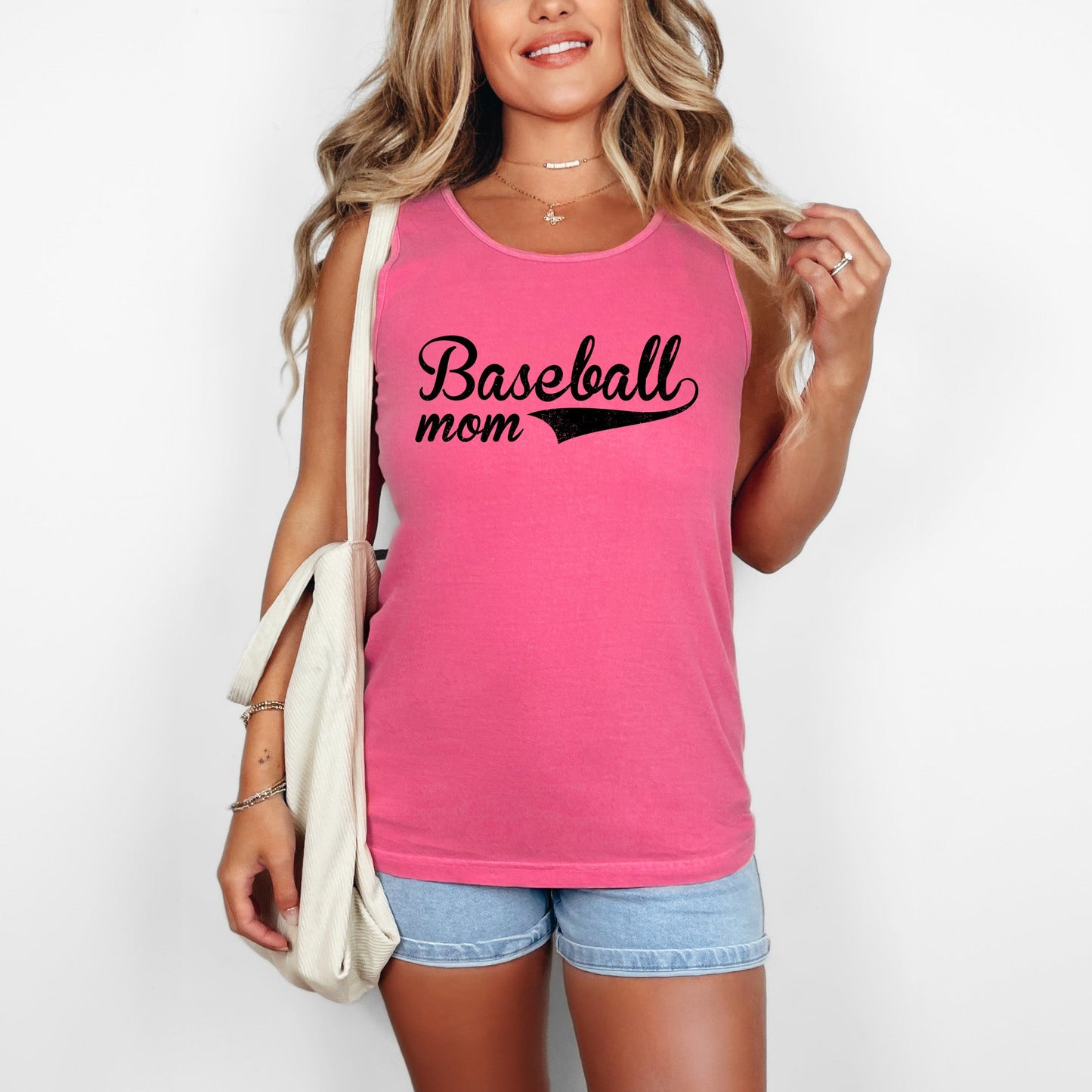 Baseball Mom | Garment Dyed Tank