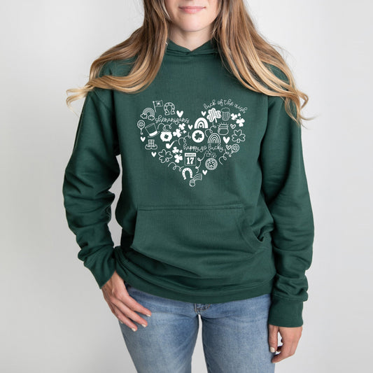 St. Patrick's Heart | Hoodie