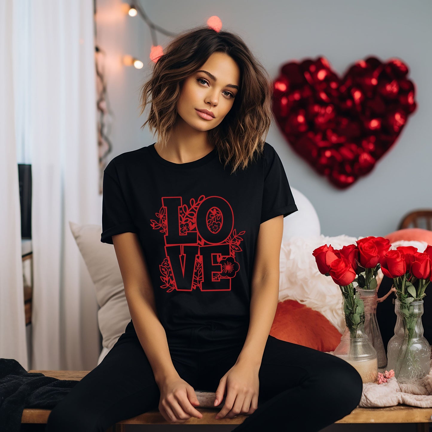 Love Floral | Short Sleeve Graphic Tee
