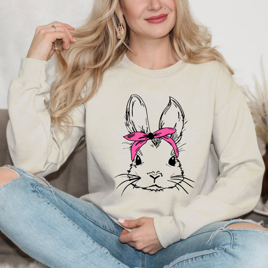 Bunny With Bandana | Sweatshirt