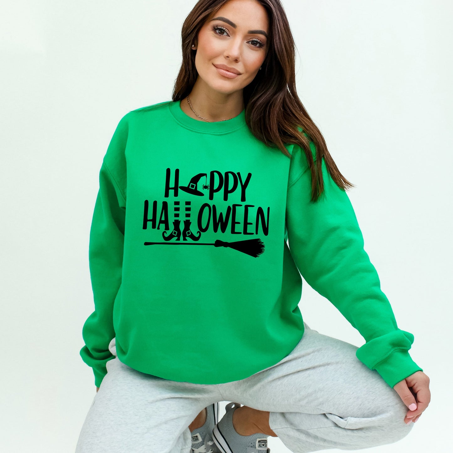 Happy Halloween W | Sweatshirt