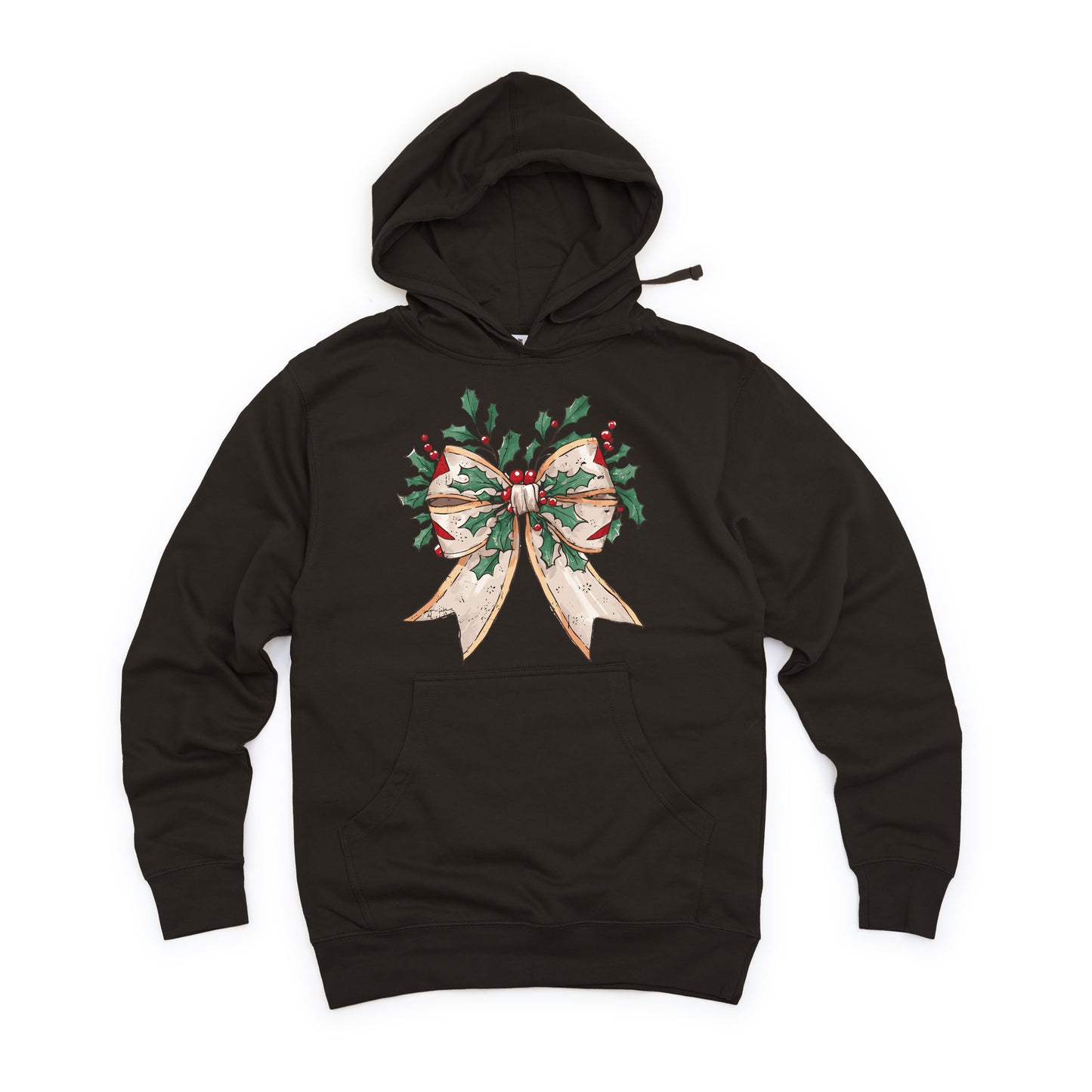 Holly Leaves Coquette | Hoodie
