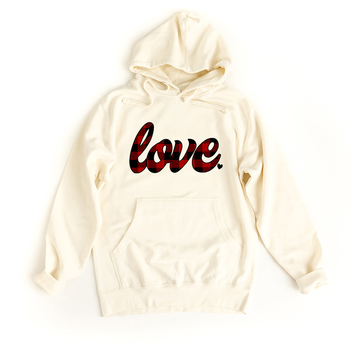 Buffalo Plaid Love | Hoodie