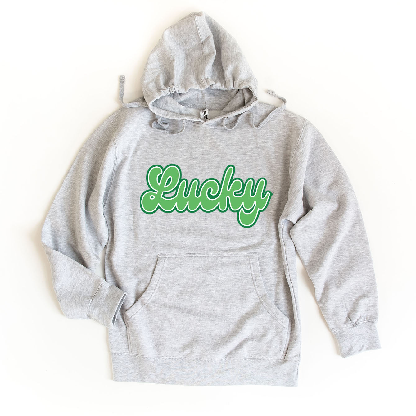Green Lucky Cursive | Hoodie