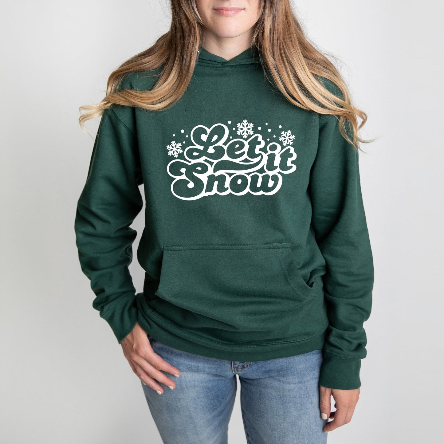 Retro Let It Snow | Hoodie