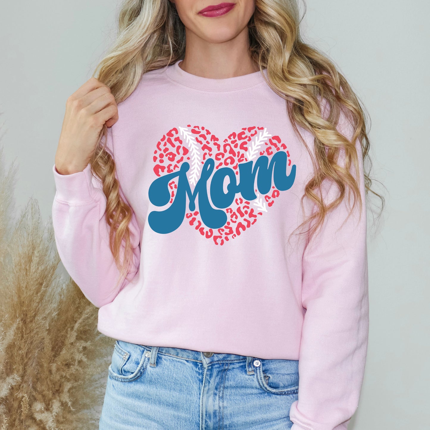 Baseball Mom Heart | Sweatshirt