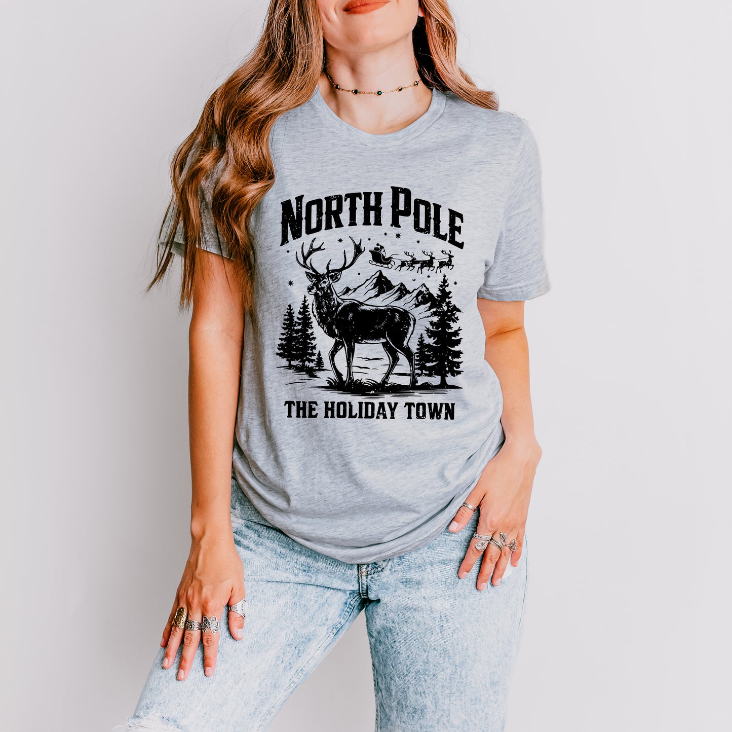 The Holiday Town | Short Sleeve Crewneck
