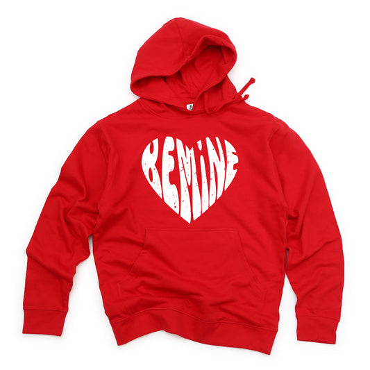 Be Mine Distressed Heart  | Hoodie