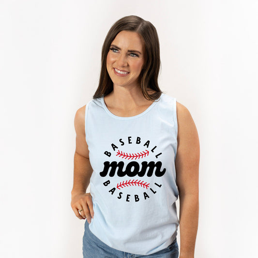 Baseball Mom Baseball | Garment Dyed Tank