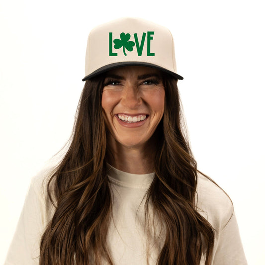 Love Clover | Canvas Trucker Hat