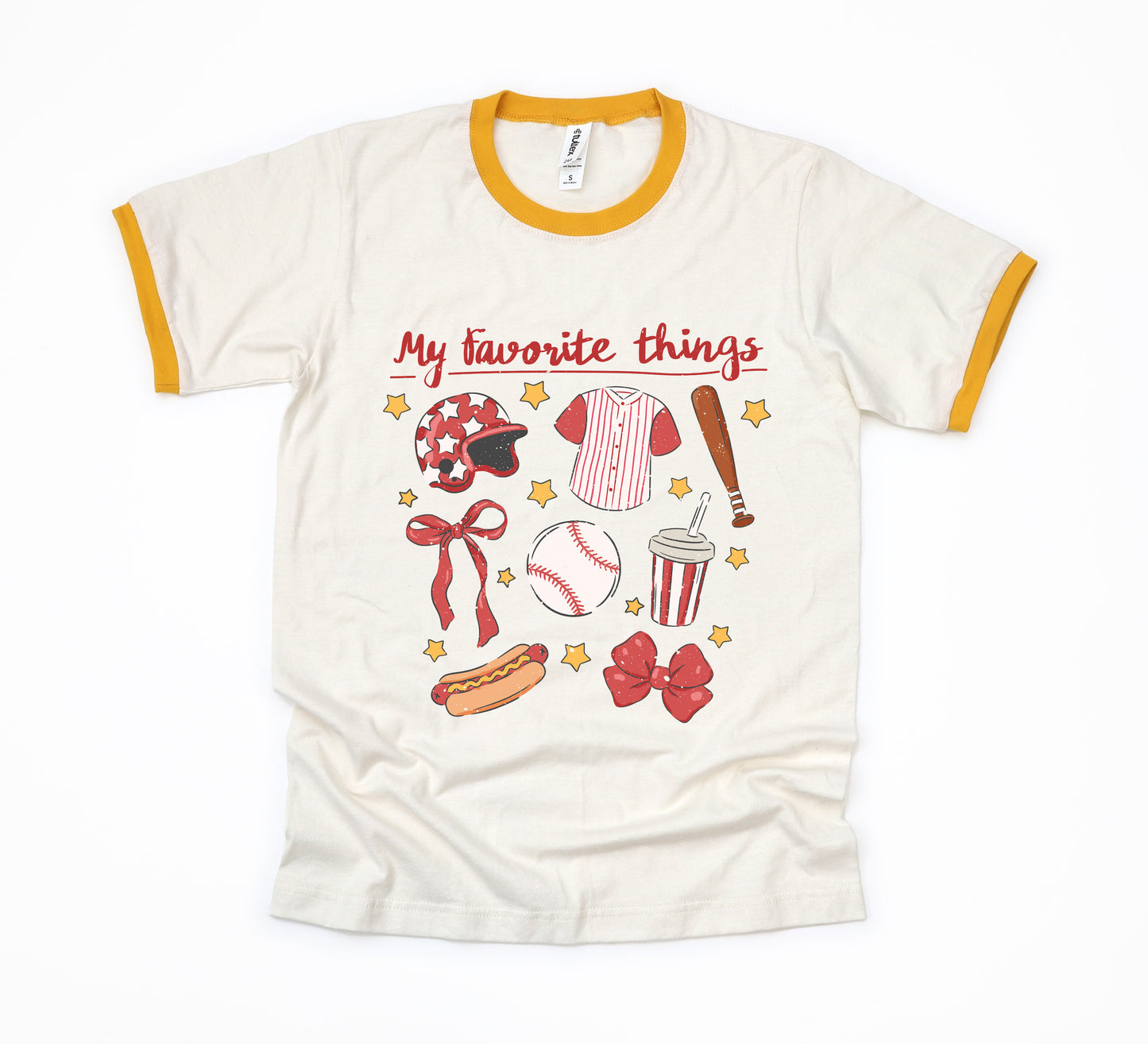 Coquette Baseball Favorite Things | Ringer Tee