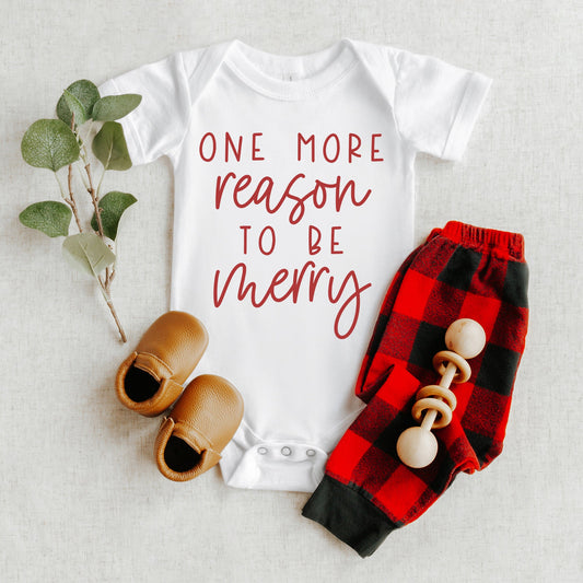 Reason To Be Merry | Baby Graphic Short Sleeve Bodysuit