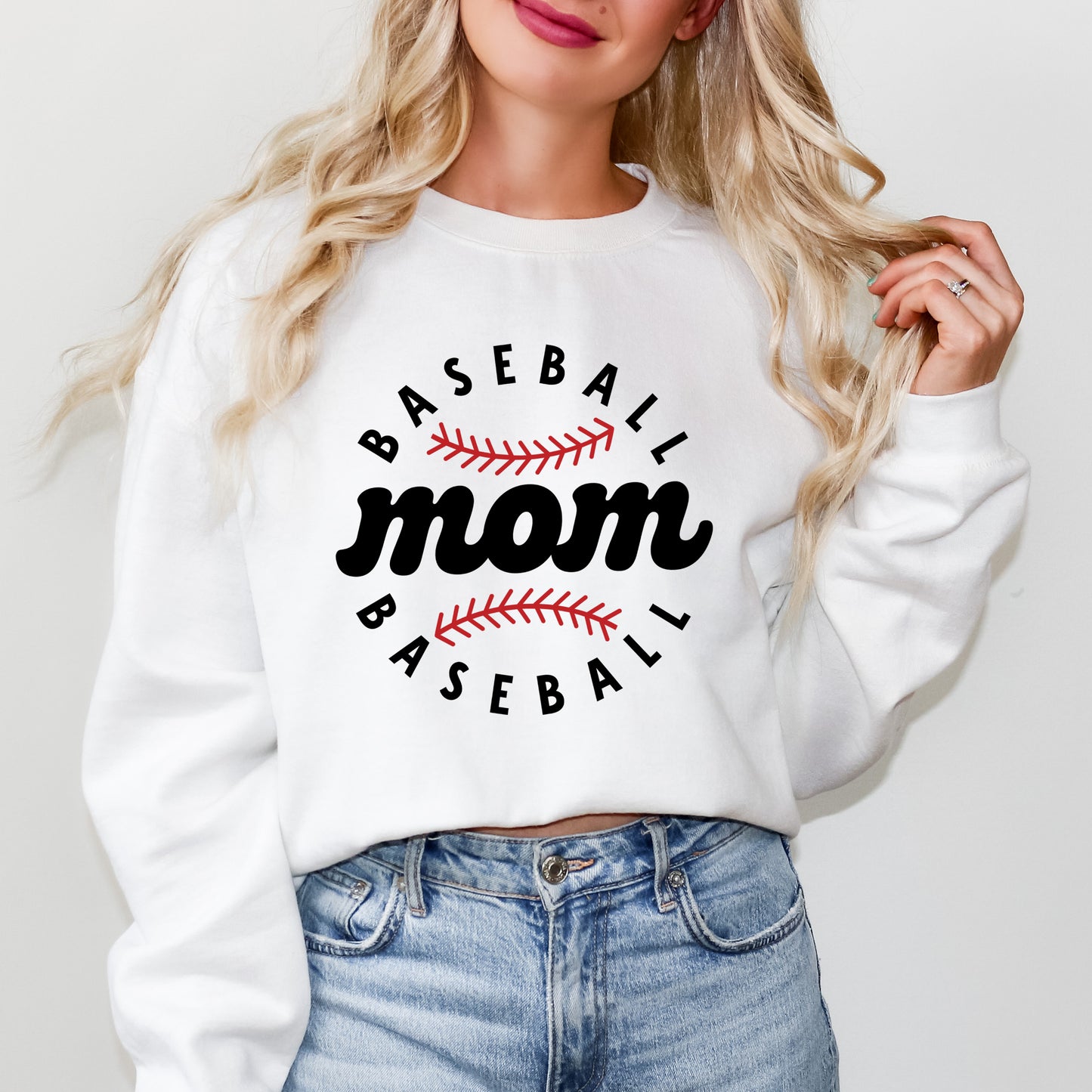 Baseball Mom Baseball | Sweatshirt