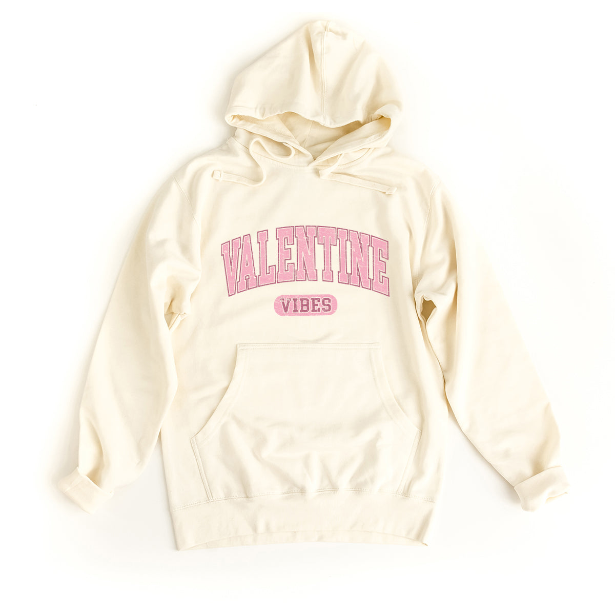Valentine Vibes Distressed | Hoodie