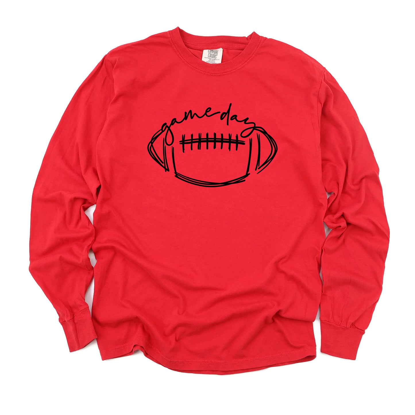 Football Game Day  | Garment Dyed Long Sleeve