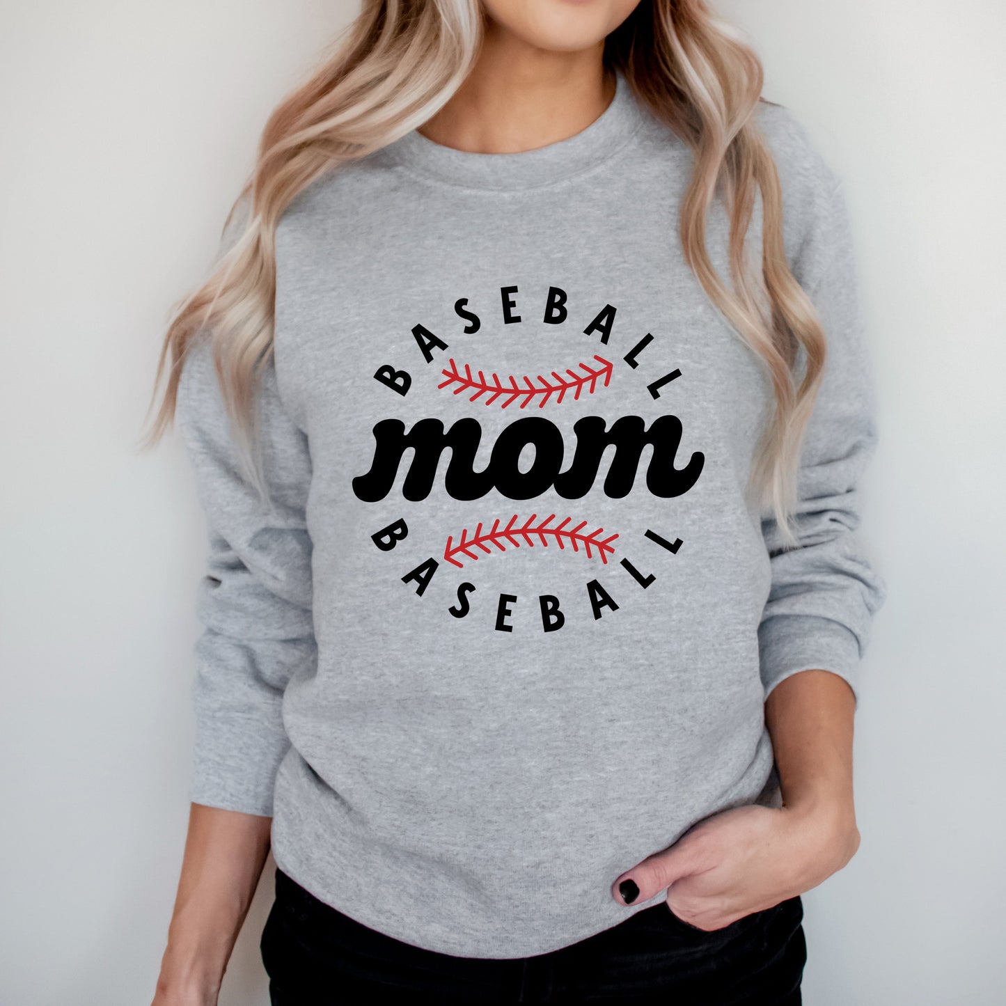 Baseball Mom Baseball | Sweatshirt