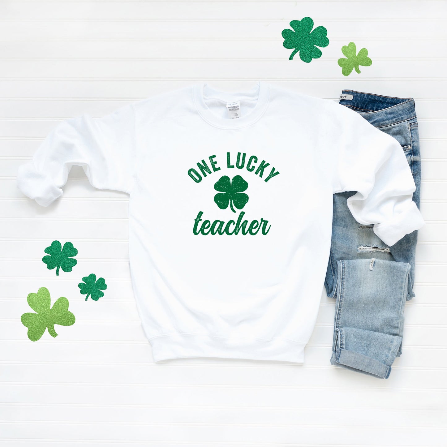 One Lucky Teacher | Sweatshirt