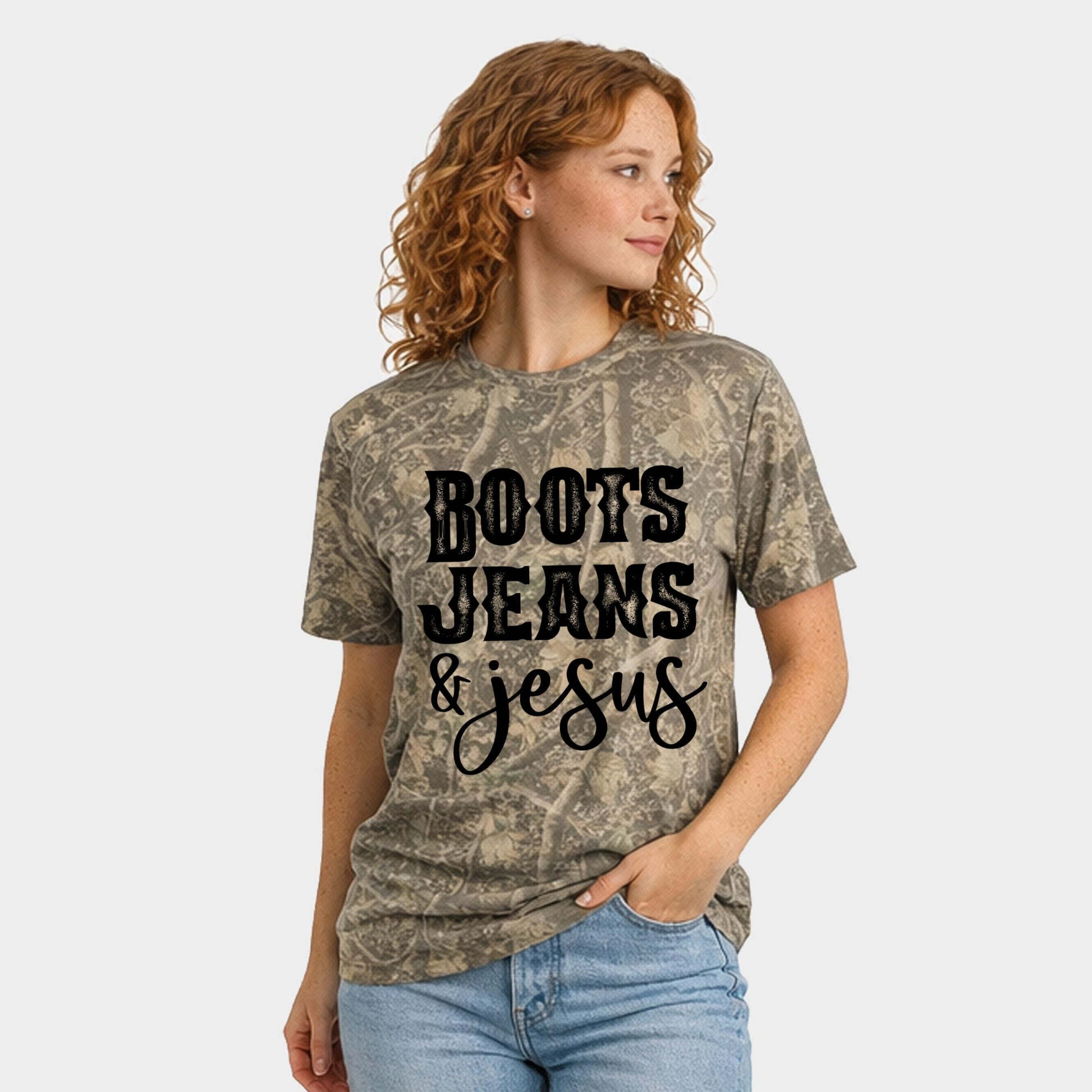 Boots Jeans And Jesus - Women's Heavyweight Crew