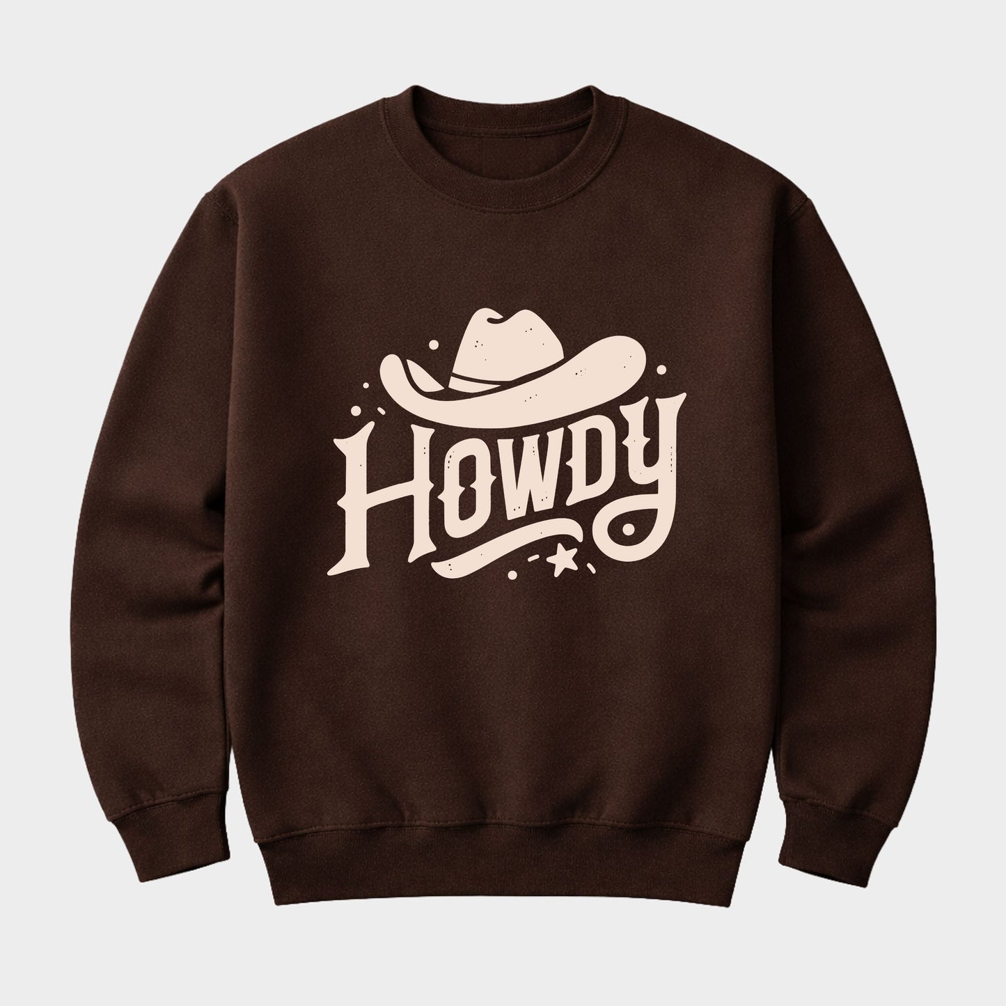 Howdy Western Hat - Women's Graphic Sweatshirt