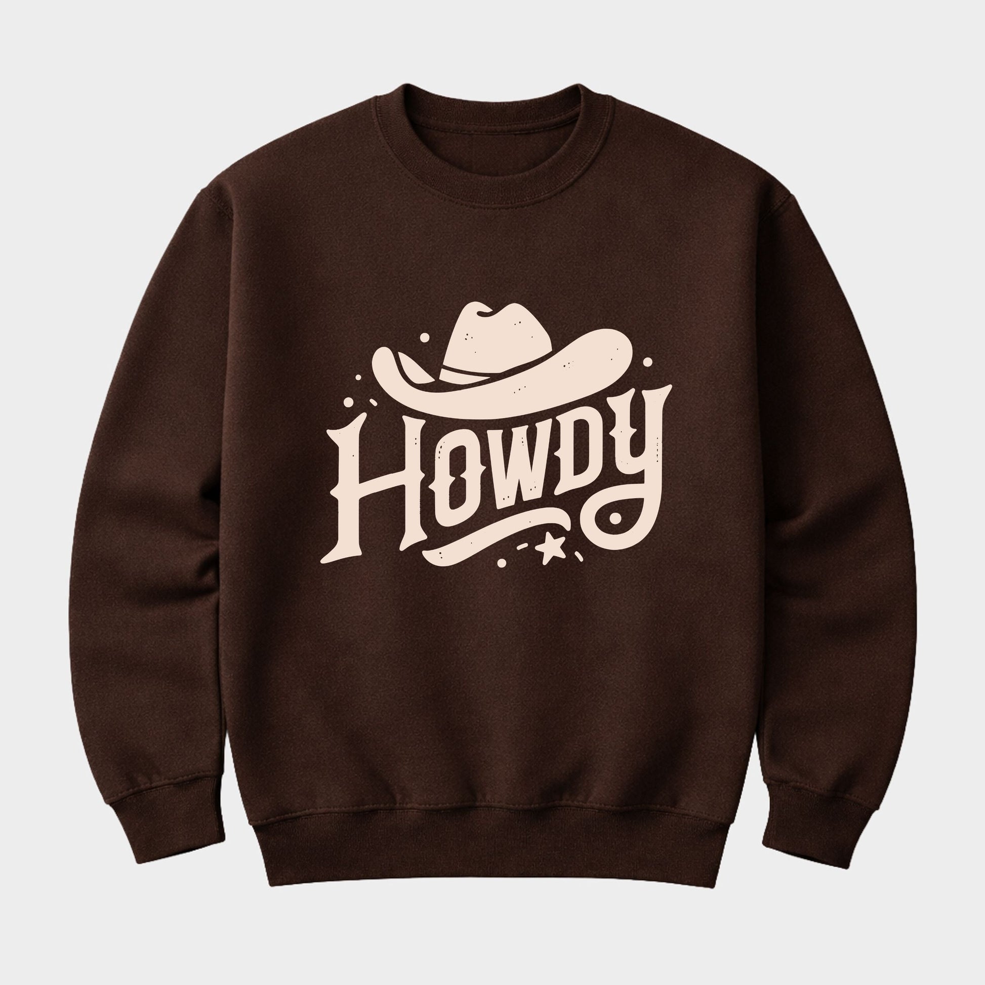 Howdy Western Hat - Women's Graphic Sweatshirt