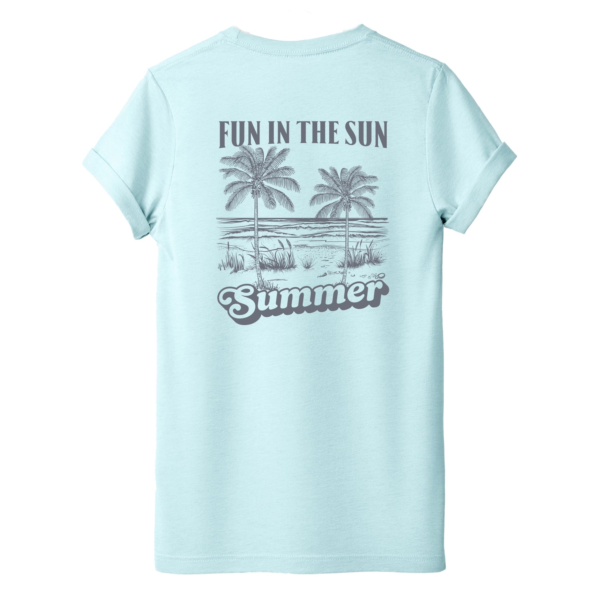 Fun In The Sun Summer Front And Back - Women's Short Sleeve Graphic T-Shirt