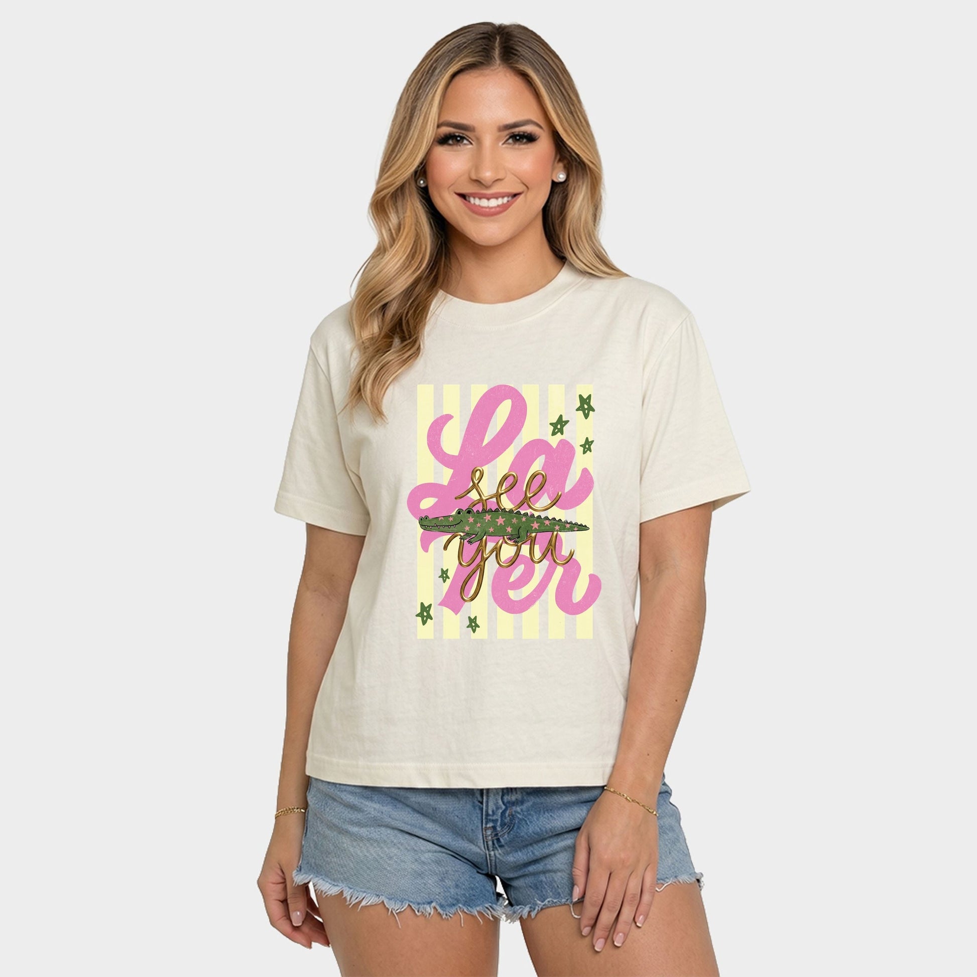 See You Later Alligator - Women's Relaxed Boxy Tee