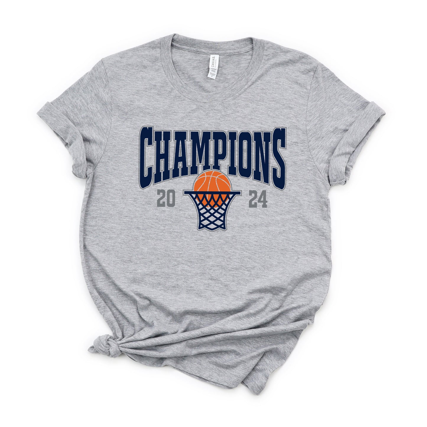 College Basketball 2024 Champions CT | Short Sleeve Graphic Tee