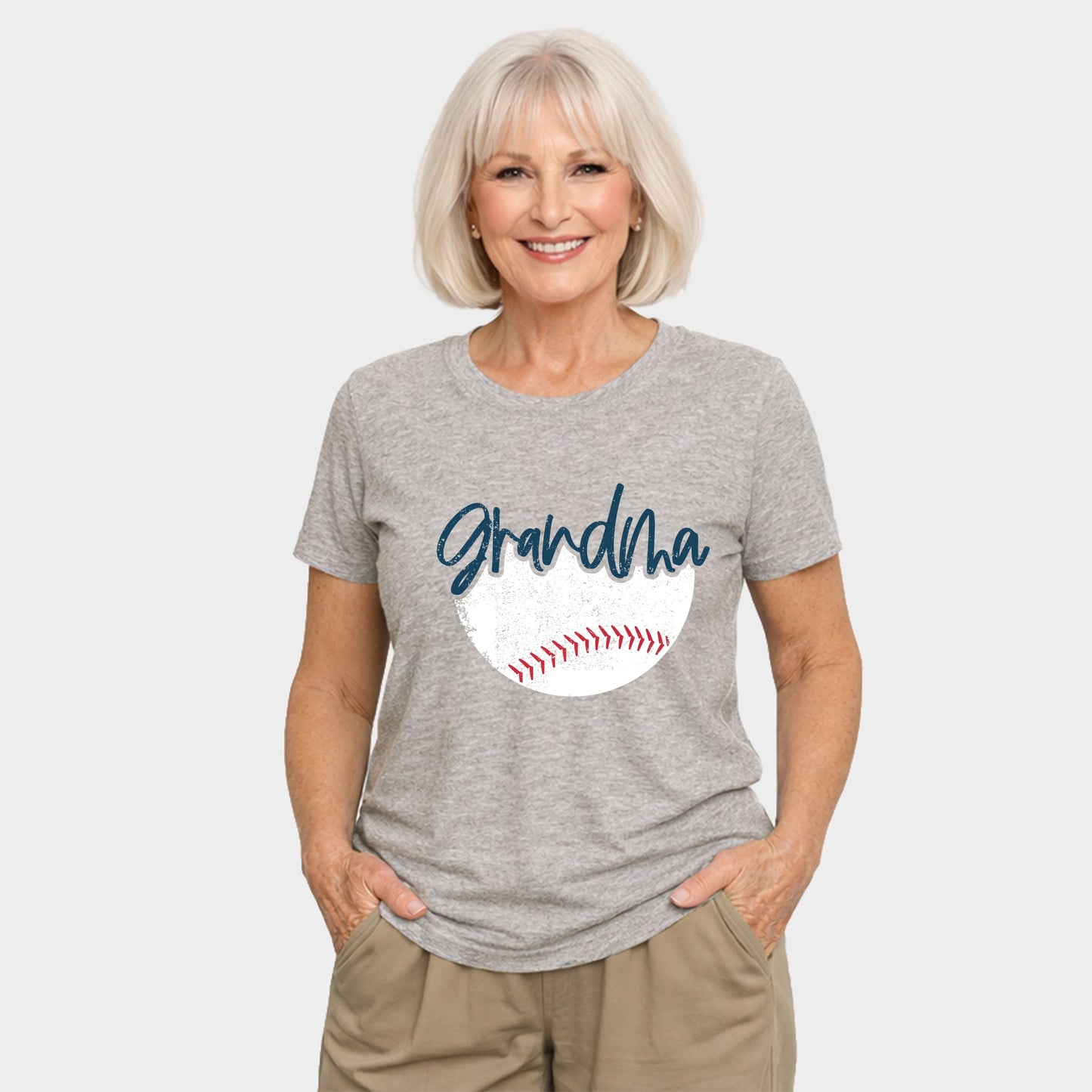 Grandma Baseball - Womens Short Sleeve Tee