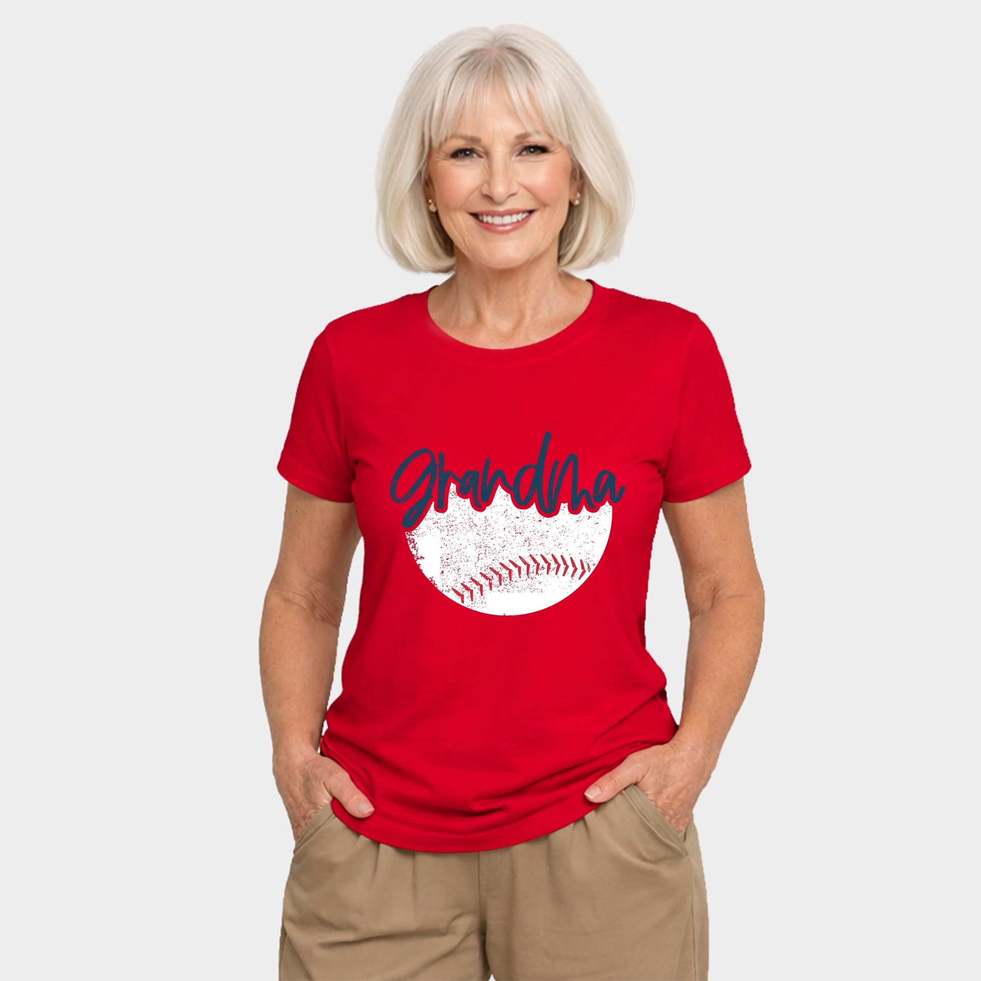 Grandma Baseball - Womens Short Sleeve Tee