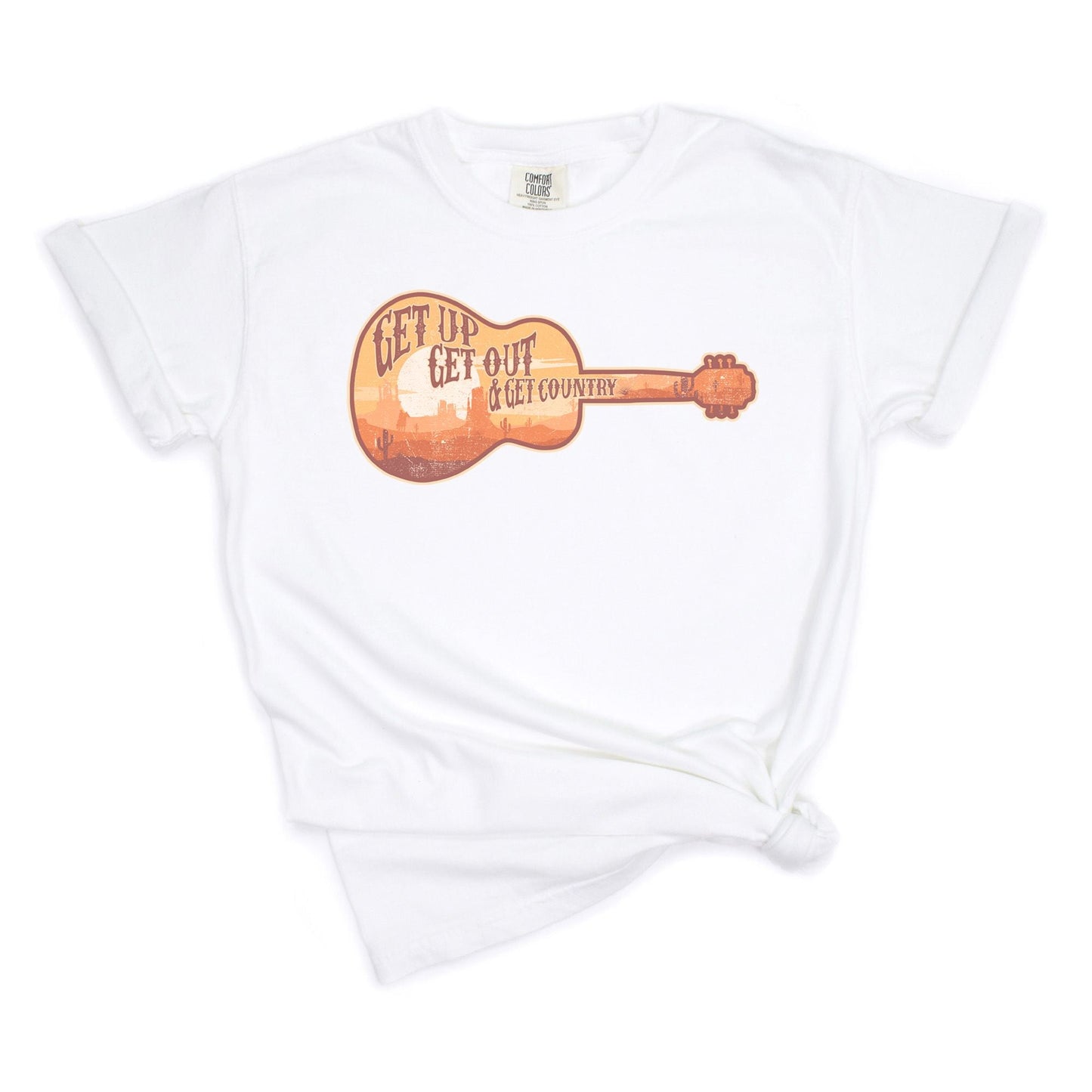 Get Up Get Out Get Country | Garment Dyed Short Sleeve Tee