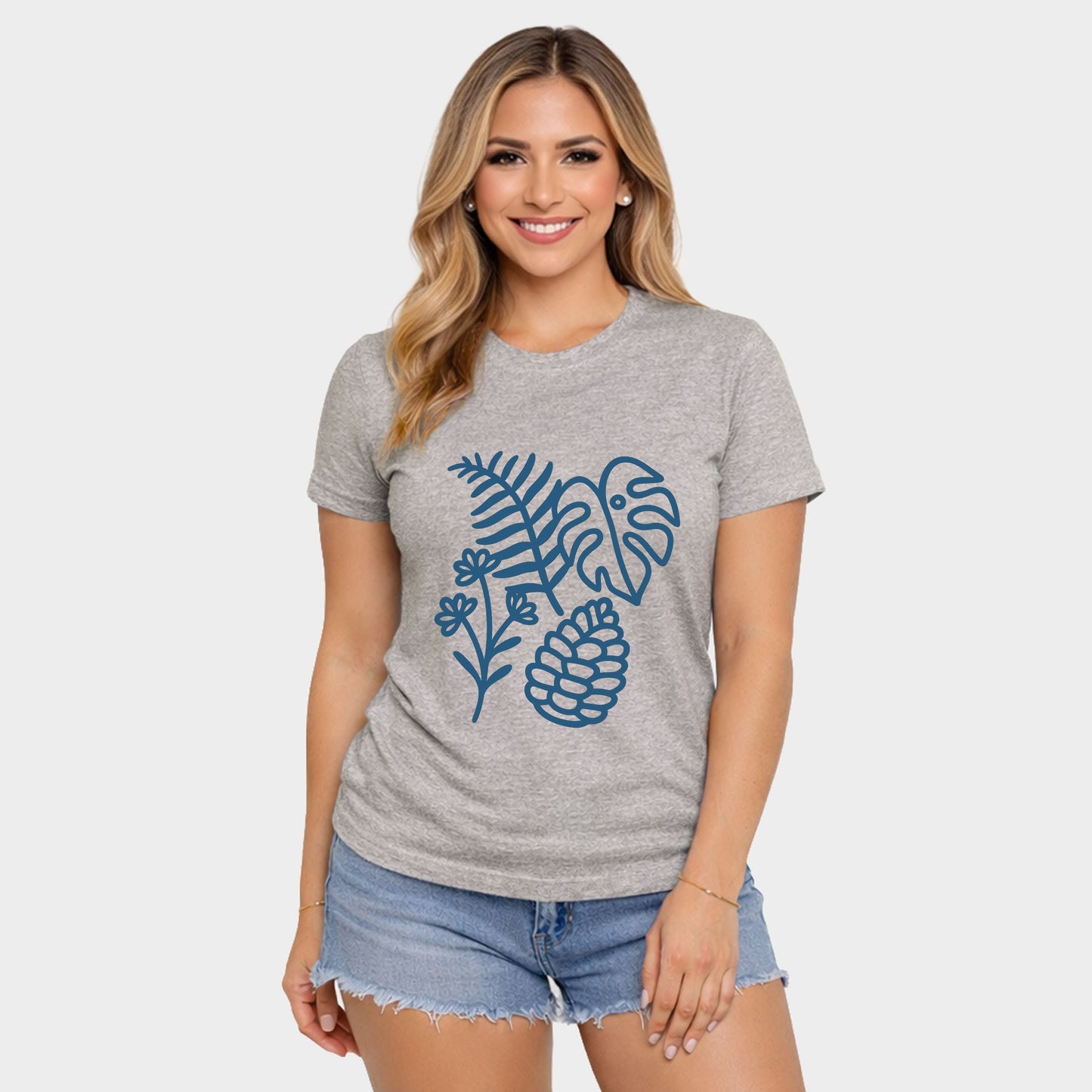 9855NAV_F-C Heather Grey