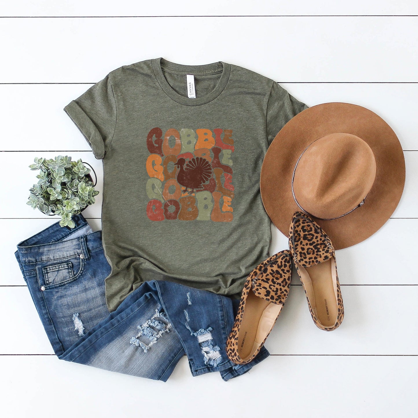 Gobble Turkey | Short Sleeve Crew Neck