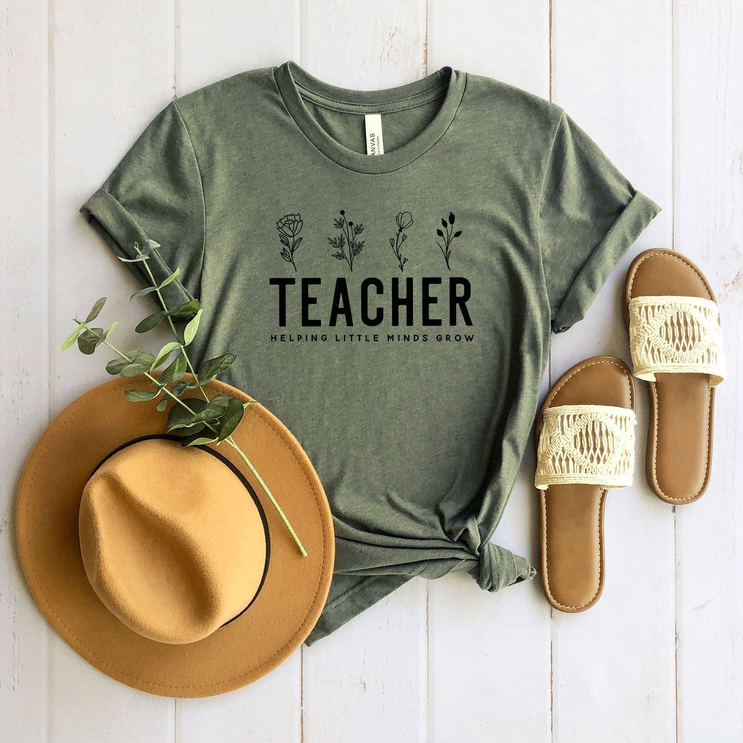 Helping Little Minds Grow | Short Sleeve Graphic Tee